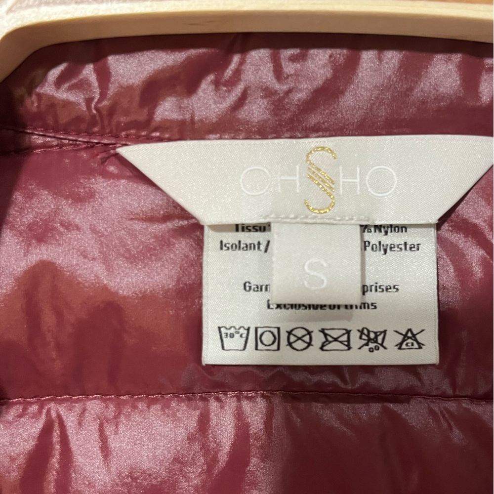OSHO Lightweight Quilted Women's Jacket in Burgundy! - Picture 2 of 3